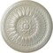 Ekena Millwork Temple Ceiling Medallion (Fits Canopies up to 9 1/4"), Hand-Painted Flash Blue, 24"OD x 1 5/8"P CM24TEFBS - alternate 1
